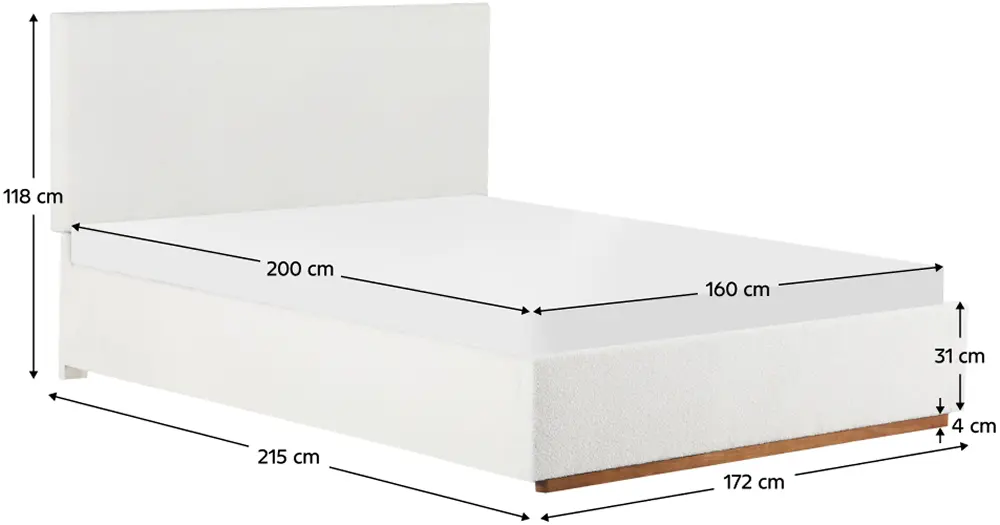 Pat Tempo Kondela Nuvola 160x200 (White)