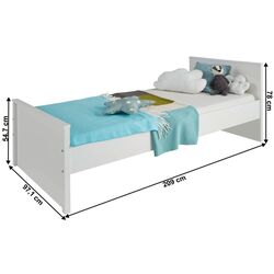 Pat Tempo Kondela Olje 90x200 (White) Thumb