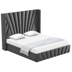 Кровать Tempo Kondela Penelope 180x200 (Dark Grey) Thumb