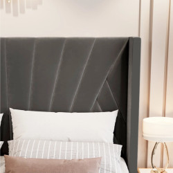 Кровать Tempo Kondela Penelope 180x200 (Dark Grey) Thumb