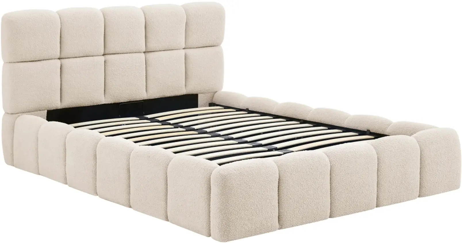 Кровать Tempo Kondela Sorela подъемный механизм 140x200 (Beige) - 3