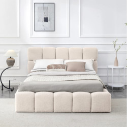 Кровать Tempo Kondela Sorela подъемный механизм 140x200 (Beige) Thumb