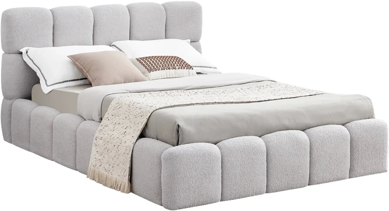 Кровать Tempo Kondela Sorela подъемный механизм 140x200 (Grey) - 2