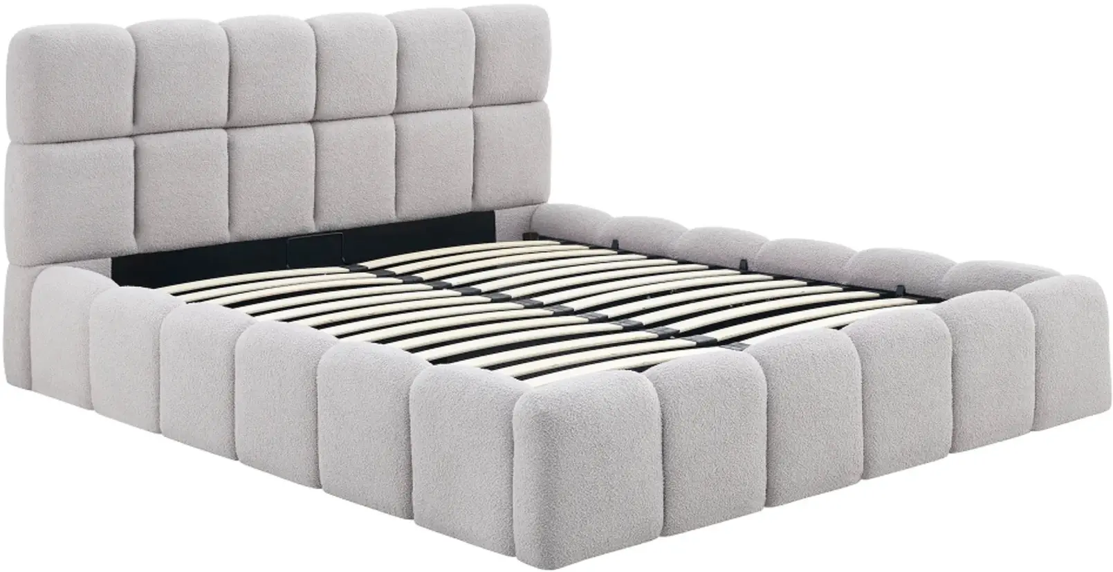 Кровать Tempo Kondela Sorela подъемный механизм 160x200 (Grey) - 4
