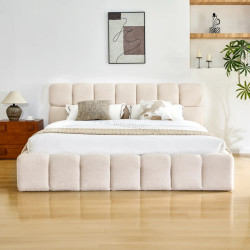 Кровать Tempo Kondela Sorela подъемный механизм 200x200 (Beige)