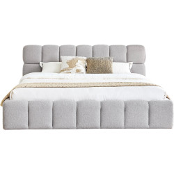Кровать Tempo Kondela Sorela подъемный механизм 200x200 (Grey) Thumb