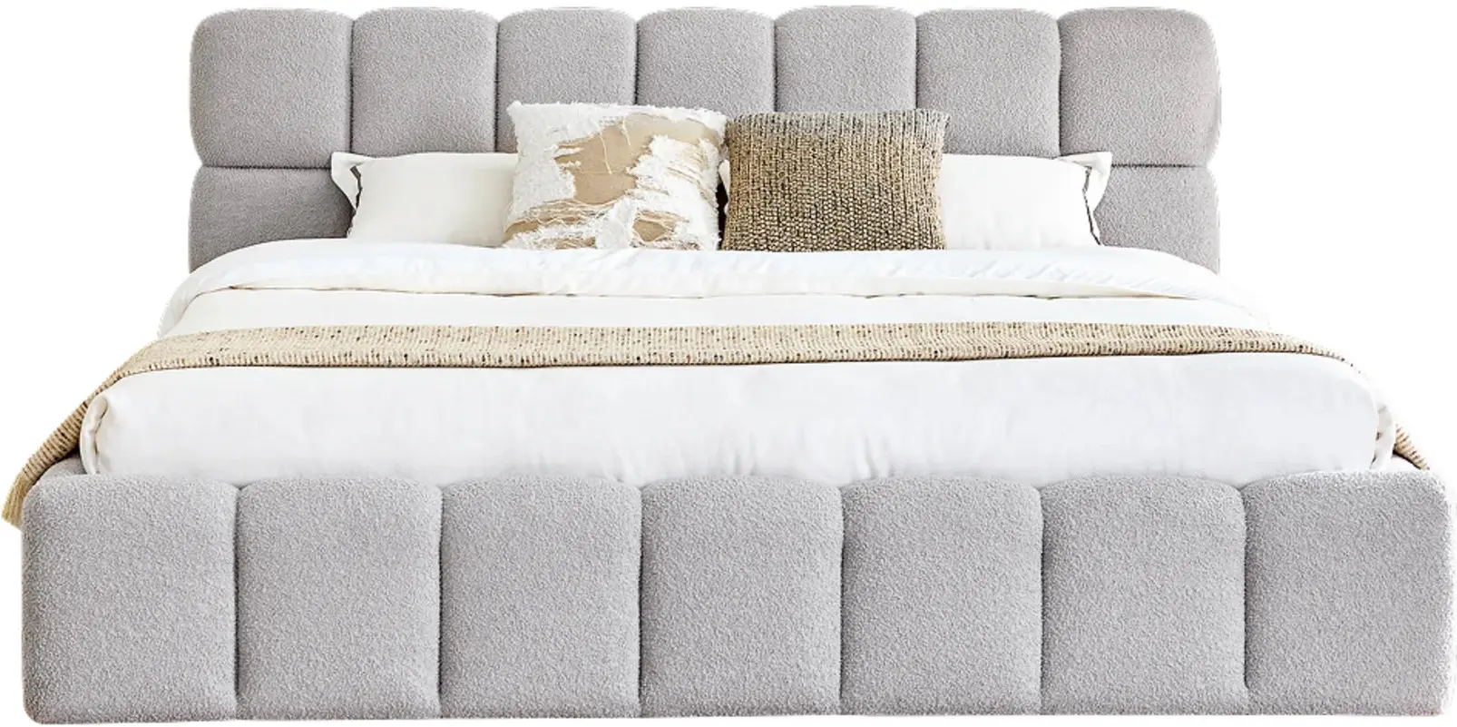 Кровать Tempo Kondela Sorela подъемный механизм 200x200 (Grey) - 2