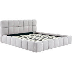 Кровать Tempo Kondela Sorela подъемный механизм 200x200 (Grey) Thumb