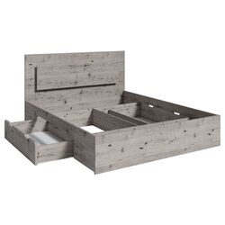 Pat Tempo Kondela Togos cu LED iluminare 160x200 (Wellington Oak) Thumb