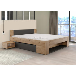 Pat Tempo Kondela Unis 180x200 (Artisan Oak/Anthracite)