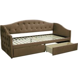 Кровать Tempo Kondela Zaska 90x200 (Brown) Thumb