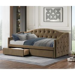 Кровать Tempo Kondela Zaska 90x200 (Brown) Thumb