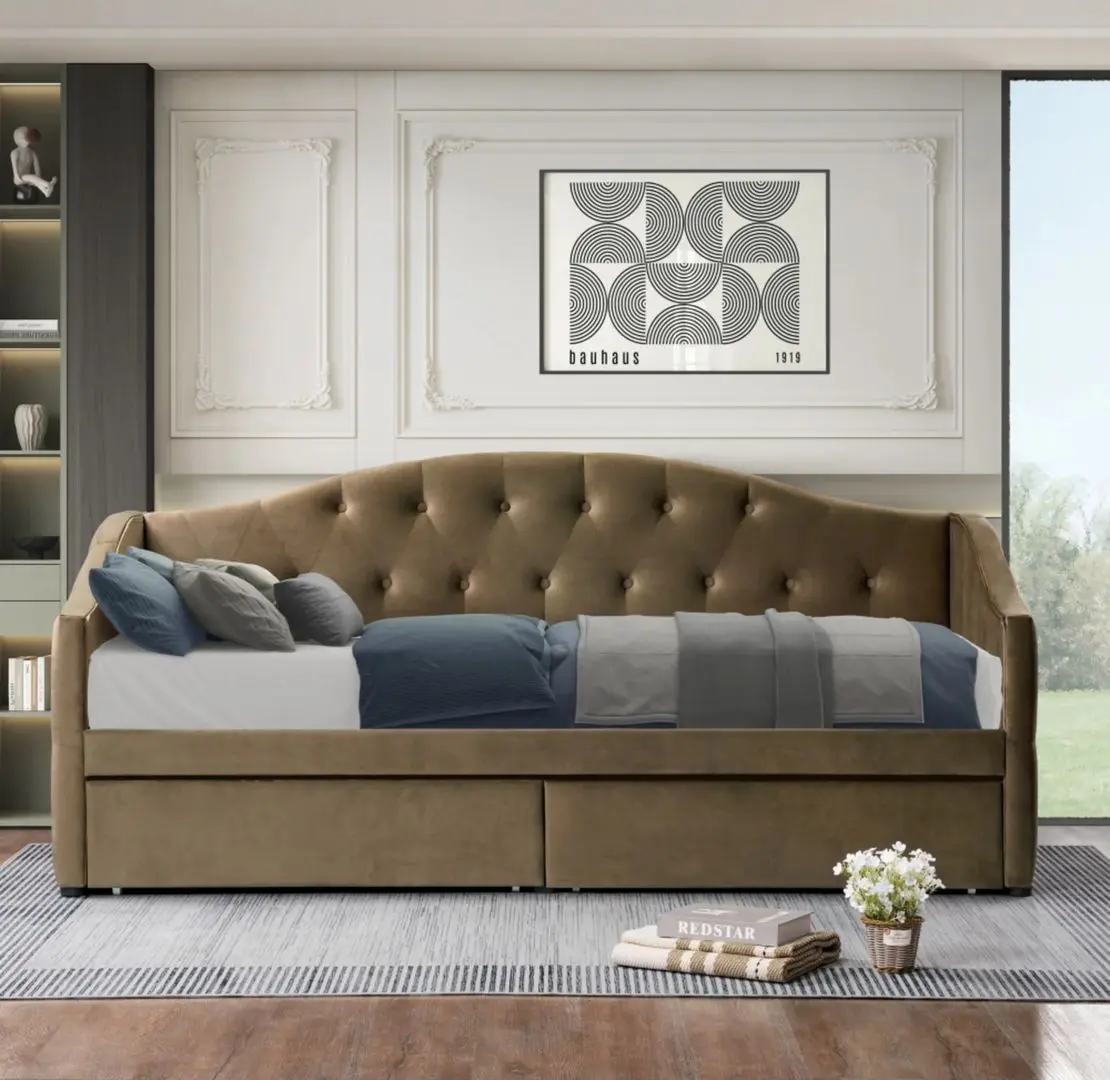 Кровать Tempo Kondela Zaska 90x200 (Brown)