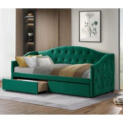 Кровать Tempo Kondela Zaska 90x200 (Green) Thumb