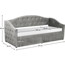 Pat Tempo Kondela Zaska 90x200 (Grey) Thumb