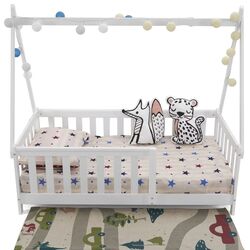 Pat casuta U-Grow UMPC-6256W 70x140 (White) Thumb