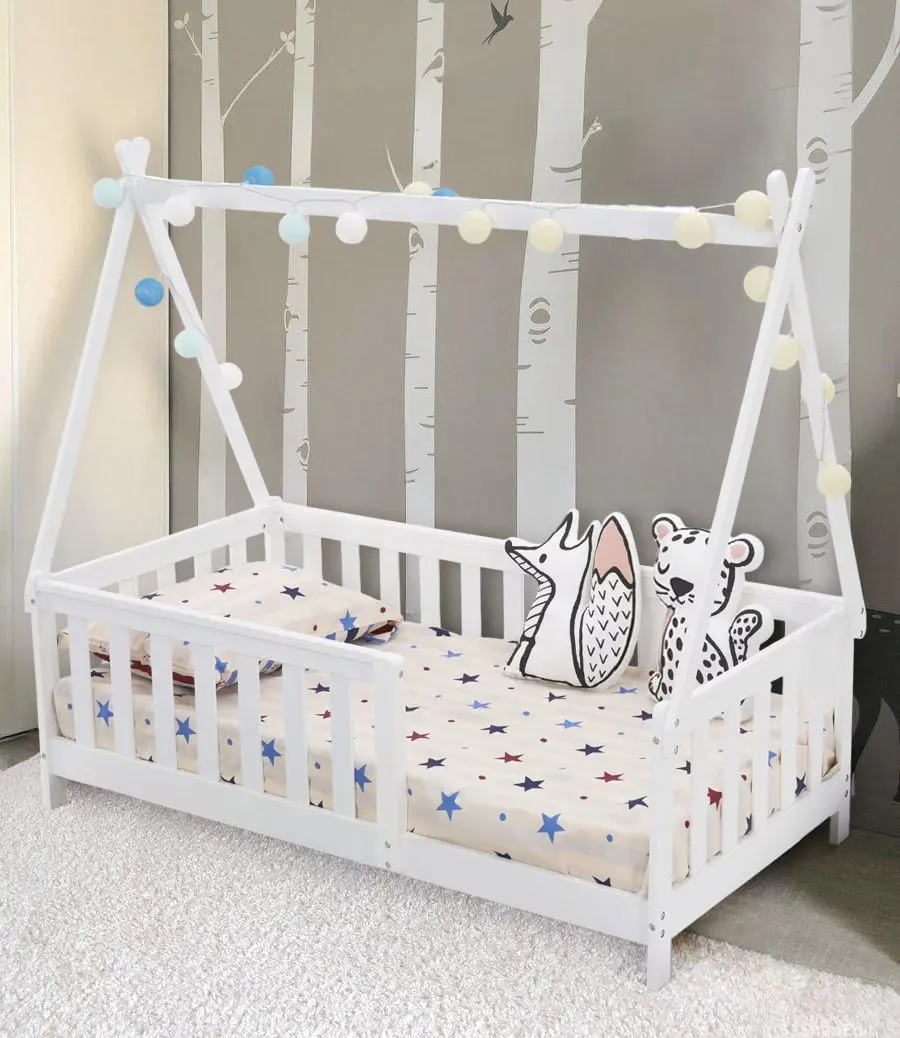 Pat casuta U-Grow UMPC-6256W 70x140 (White)