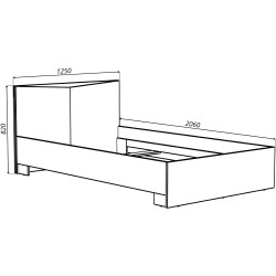Pat Yasen Leo cu lamele 120x200 (Cashmere/Artisan Oak) Thumb