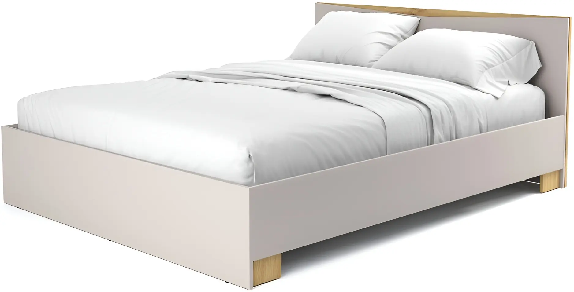 Pat Yasen Leo cu lamele 160x200 (Cashmere/Artisan Oak) - 2