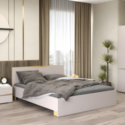 Pat Yasen Leo cu lamele 160x200 (Cashmere/Artisan Oak)