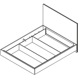 Pat Yasen Monaco LOZ160 mecanism de ridicare 160x200 (Cashmere/Grey Soft Touch) Thumb