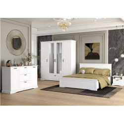 Кровать Yasen Сардиния 160x200 (Белый) Thumb