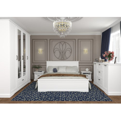 Кровать Yasen Сардиния 160x200 (Белый) Thumb