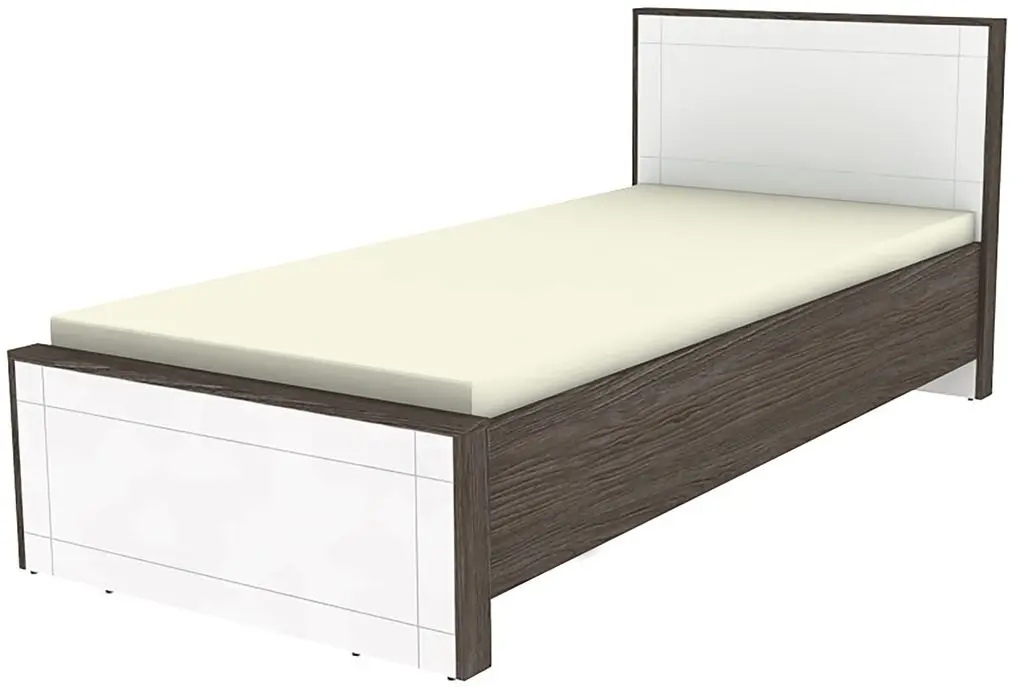 Pat Yasen Tenessi 900 MDF Ilm Bergamo/White Gloss (baza lamele)