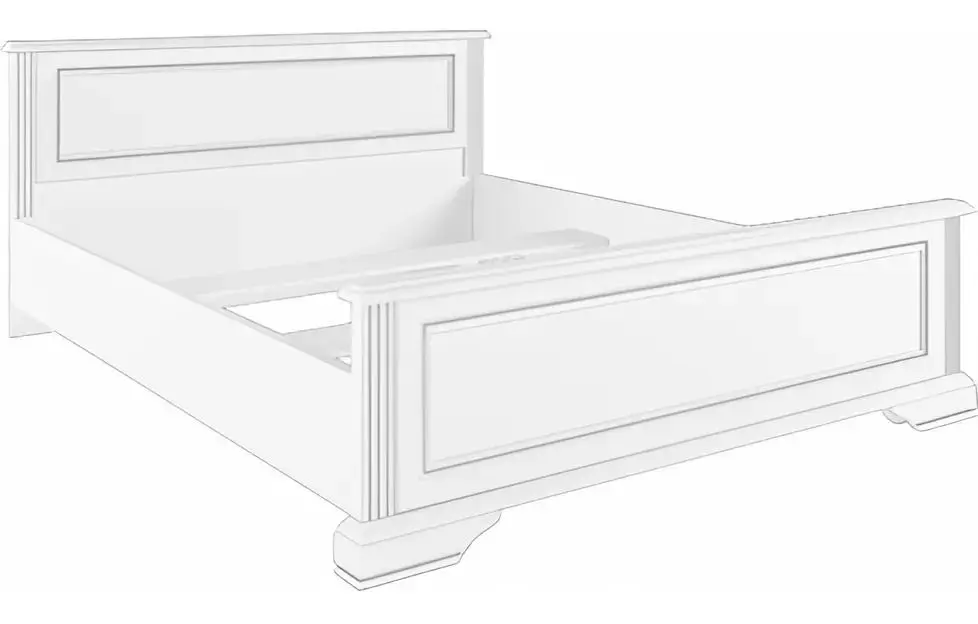 Кровать Yasen White 180x200 (Сосна Серебряная)