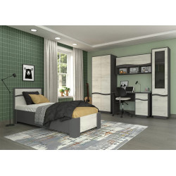 Pat Yasen Jeneva baza lamele 80x200 (Graphite Grey/Craft Oak White) Thumb