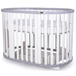 Кроватка-трансформер Miracolo Amore 7в1 + маятник (Grey/White) Thumb