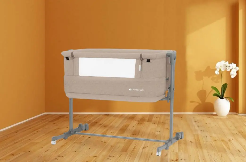 Кроватка-люлька 3в1 Kinderkraft Neste Grow KCNEGR00BEG0000 (Beige)