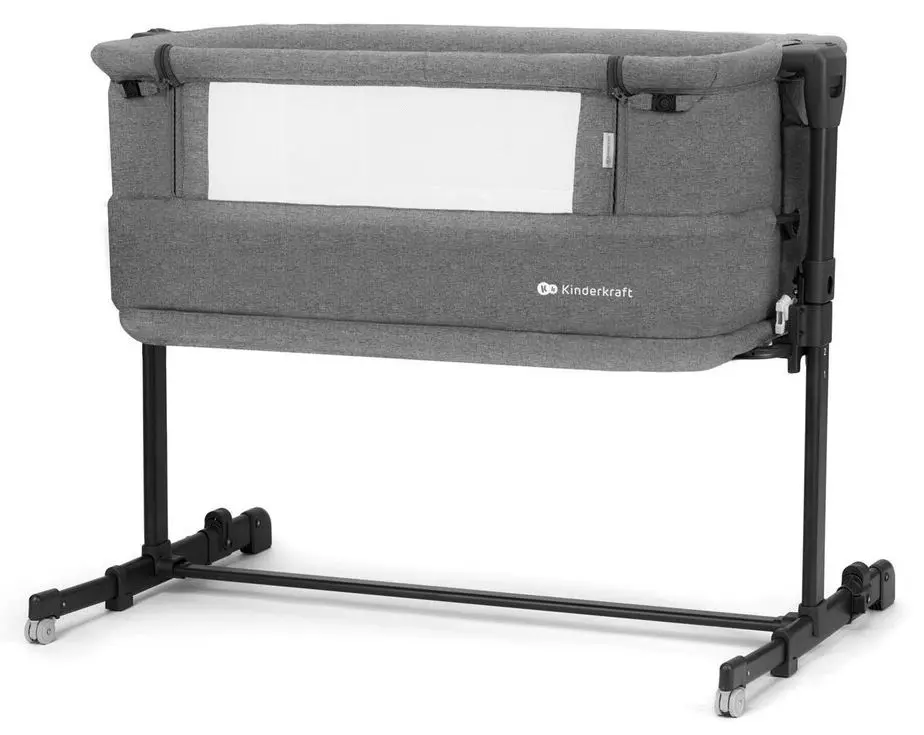 Кроватка-люлька 3в1 Kinderkraft Neste Grow KCNEGR00GRY0000 (Dark Grey) - 2