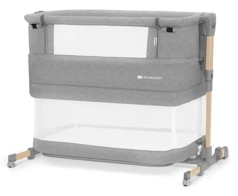 Кроватка-люлька 3в1 Kinderkraft Neste Grow KCNEGR00LGR000W (Grey) - 3