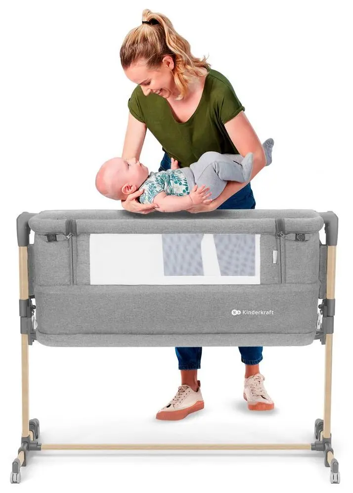 Кроватка-люлька 3в1 Kinderkraft Neste Grow KCNEGR00LGR000W (Grey) - 8