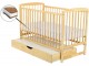 Patuc BabyNeeds Ola + saltea 10cm + sertar (Natural)