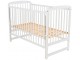 Кроватка BabyNeeds Ola + опускающаяся стенка (White)