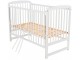 Кроватка BabyNeeds Ola + опускающаяся стенка (White)