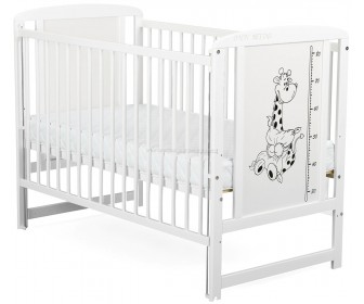 Patuc BabyNeeds Timmi Girafa + saltea 12cm + laterala culisanta (White)