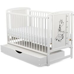 Patuc BabyNeeds Timmi Girafa + saltea 12cm + sertar (White) Thumb