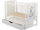 Кроватка BabyNeeds Timmi Girafa + ящик (White)