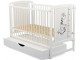 Кроватка BabyNeeds Timmi Girafa + ящик (White)