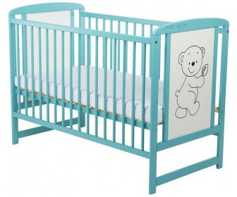 Patuc BabyNeeds Timmi + saltea 10cm + laterala culisanta (Mint)