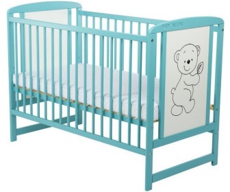 Patuc BabyNeeds Timmi + saltea 12cm + laterala culisanta (Mint)