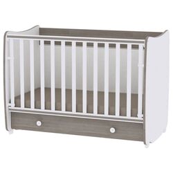 Кроватка Bertoni (Lorelli) Dream New 60x120 (White/Coffee)