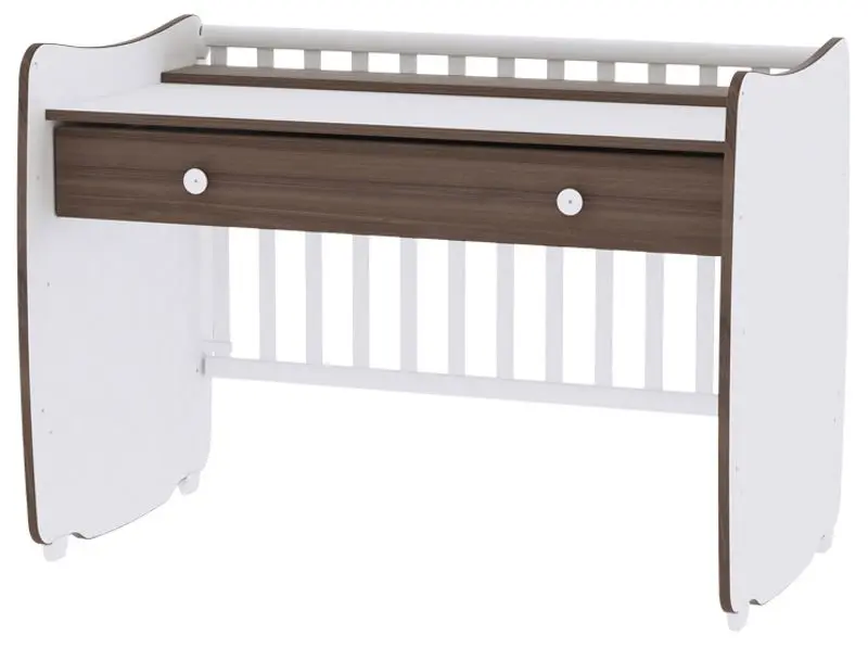 Кроватка Bertoni (Lorelli) Dream New 60x120 (White/Light Oak) - 3