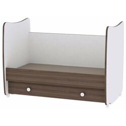 Кроватка Bertoni (Lorelli) Dream New 60x120 (White/Light Oak) Thumb