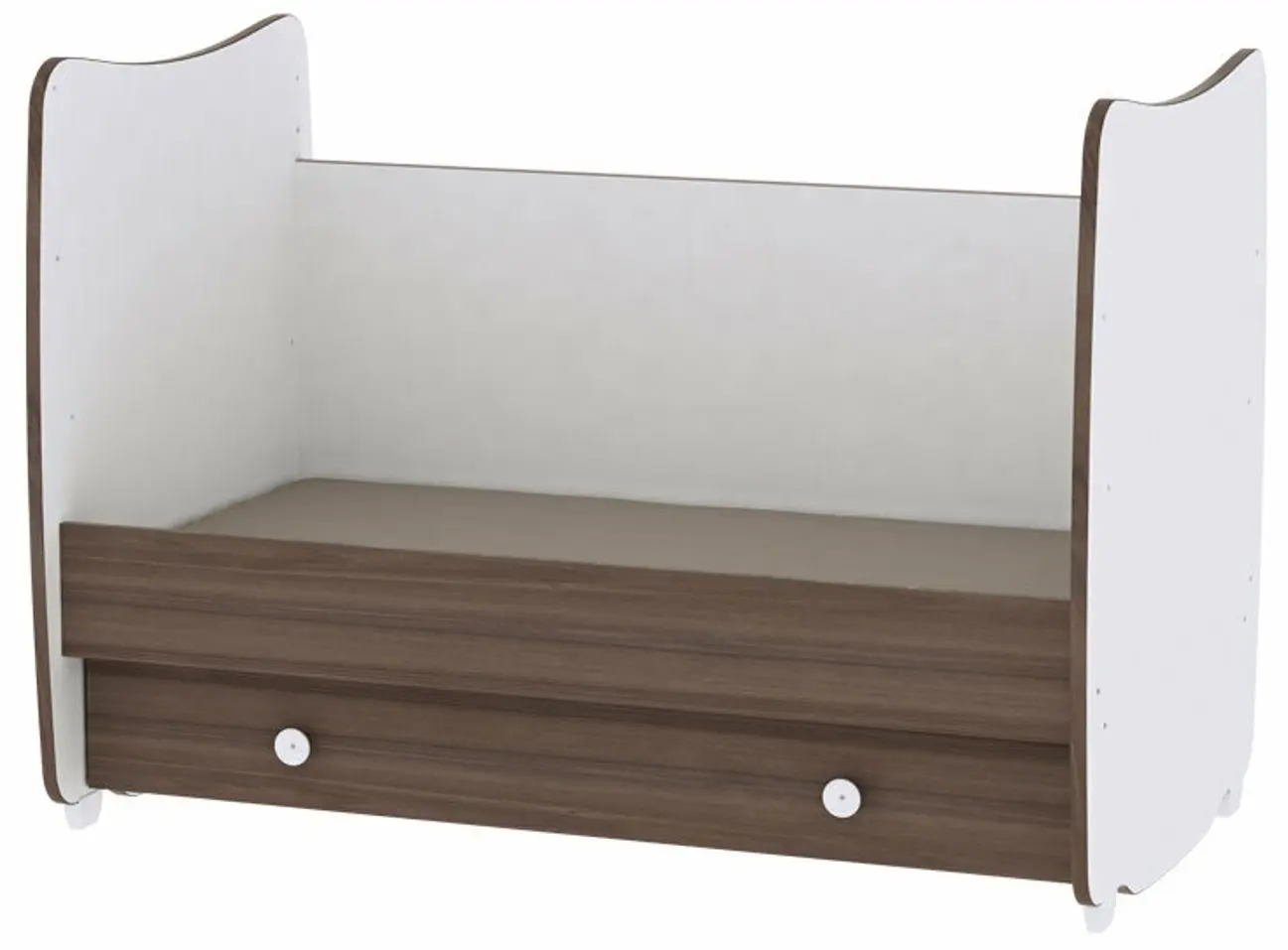 Кроватка Bertoni (Lorelli) Dream New 60x120 (White/Light Oak) - 2