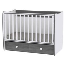 Кроватка Bertoni (Lorelli) Matrix (White/Vintage Gray)