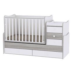 Кроватка Bertoni (Lorelli) Maxi Plus New (White/Artwood)
